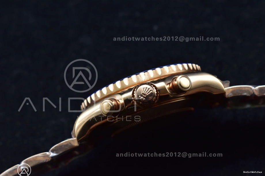 116685 YachtMaster RG on Edition Bracelet 1:1 II A Blue RG 1223 GMF Best TopPick Ceramic 1031